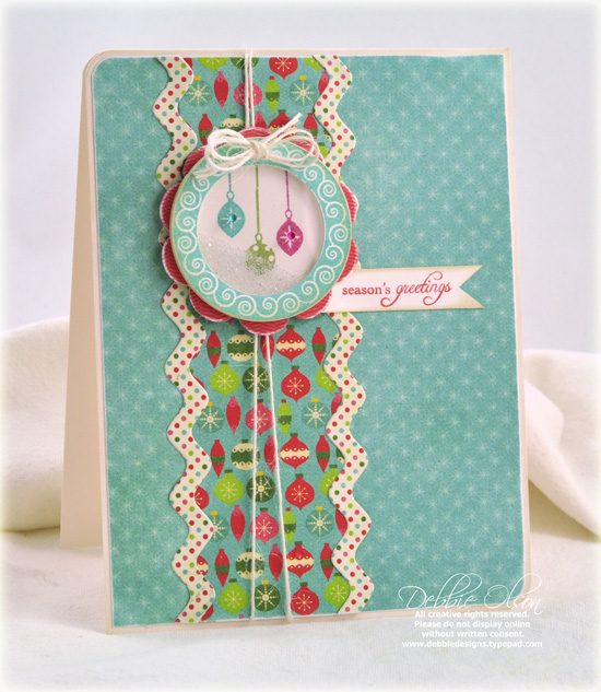 Stamps: Tag Its #9<br />
Cardstock: Vintage Cream, a small piece of clear card stock<br />...