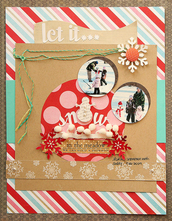 Stamps: In the Meadow<br />
Ink: True Black, Fresh Snow<br />
Paper: Snow Day by Pink Paislee,...