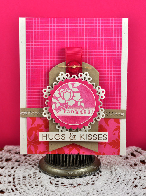 Paper: rustic cream, kraft, raspberry fizz, damask designs, 2008 bitty box basicsâ€¨<br />...