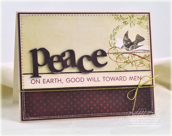 Stamps: Wonderful Words: Holiday<br />
Cardstock: Rustic Cream, Scarlet Jewel<br />
Ink: SU...