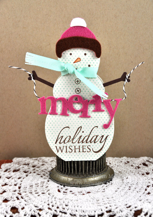 Paper: rustic cream<br />
Stamps: Shape Up Snowman Accessories, Think Big Favorites #9, Polka...