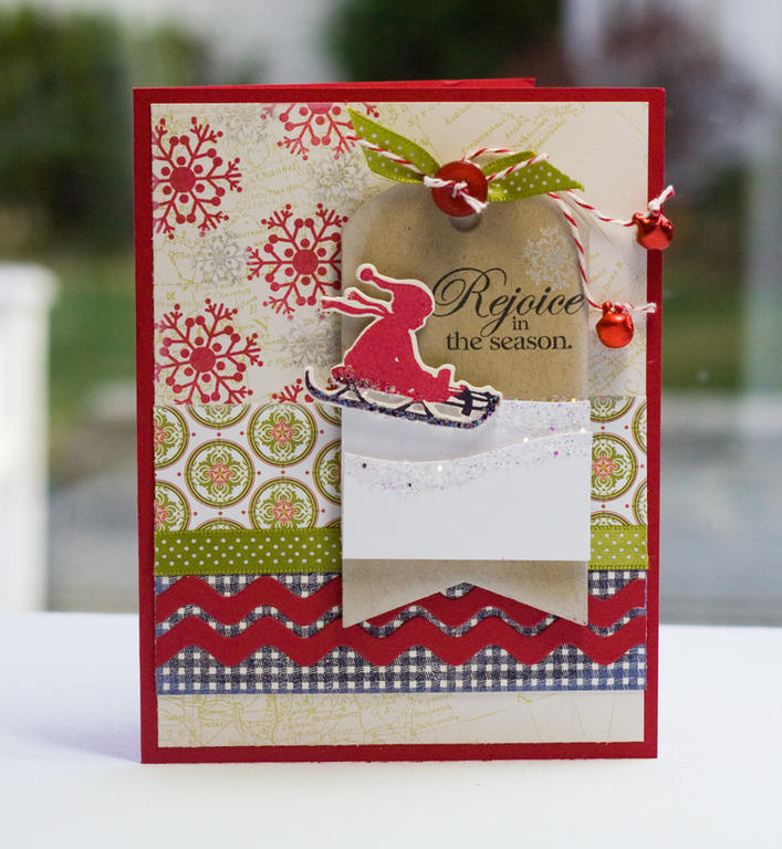 Home-felt Sledding Season<br />
<br />
    * Stamps- In The Meadow, Christmas Blessings, BB:...