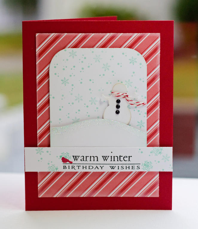 Warm Birthday<br />
<br />
    * Stamps- In The Meadow<br />
    * Ink- Aqua Mist, Pure...