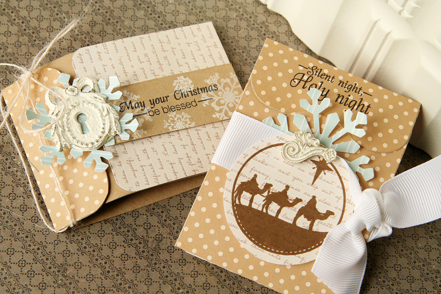 Stamps: Star Of Wonder, In the Meadow (snowflakes)<br />
Ink: Fresh Snow, Dark Chocolate, True...