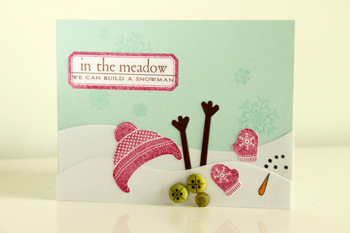 We Can Build a Snowman<br />
<br />
Stamps: Shape Up Snowman Accessories, In the Meadow, Label...