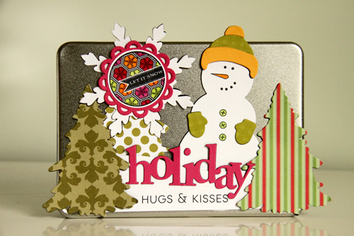 Magnetic Build a Snowman Project<br />
<br />
Stamps: 2011 Holiday Tags, Wonderful Words:...