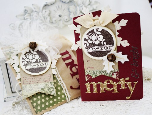 Papertrey Ink Supplies Used:<br />
Stamps:<br />
2011 Holiday Tags and Wonderful Words:...