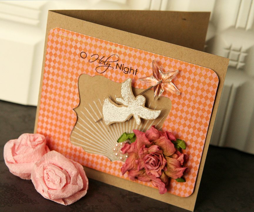 Stamps: Nativity Silhouettes<br />
Ink: True Black, Fresh Snow<br />
Paper: Crate Paper<br />...