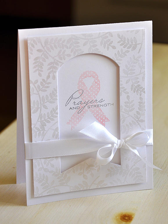 Stamps:  Faith &amp; Hope<br />
Ink: Versamark, Sweet Blush &amp; Smoky Shadow<br />...