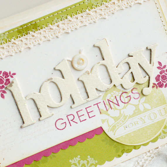 Stamps:  2011 Holiday Tags, Wonderful Words: Holiday, Table Service<br />
Ink:  Spring Moss,...
