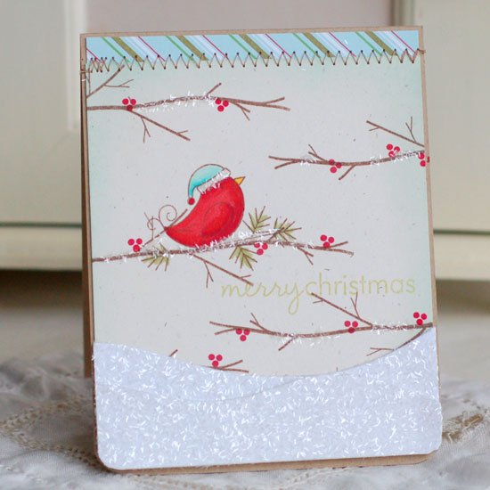 Stamps:  Tremendous Treats: Christmas, On a Limb<br />
Ink:  Dark Chocolate, Spring Moss, Pure...