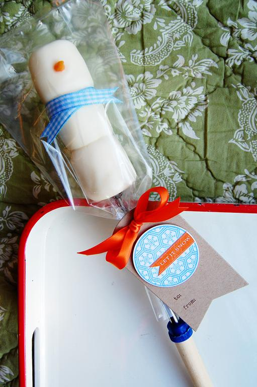 {Let it Snow-man} tags<br />
Stamps - 2011 Holiday Tags<br />
Cardstock - Kraft, White<br />...