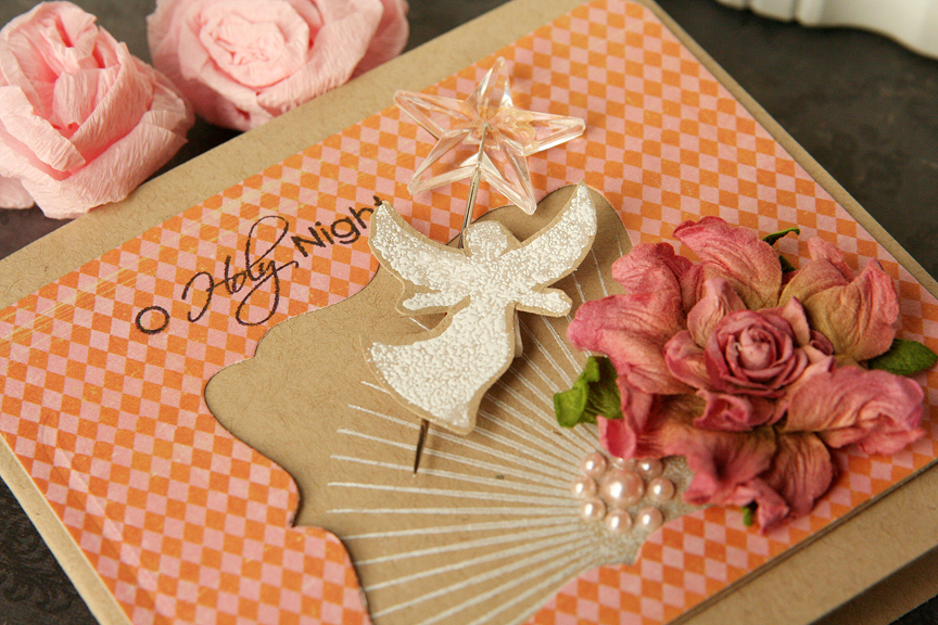 Stamps: Nativity Silhouettes<br />
Ink: True Black, Fresh Snow<br />
Paper: Crate Paper<br />...