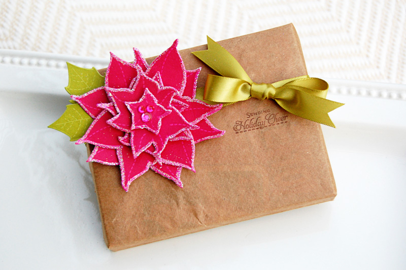 Stamps - Christmas Poinsettia<br />
Cardstock - Raspberry Fizz<br />
Ink - Pure Poppy, Dark...