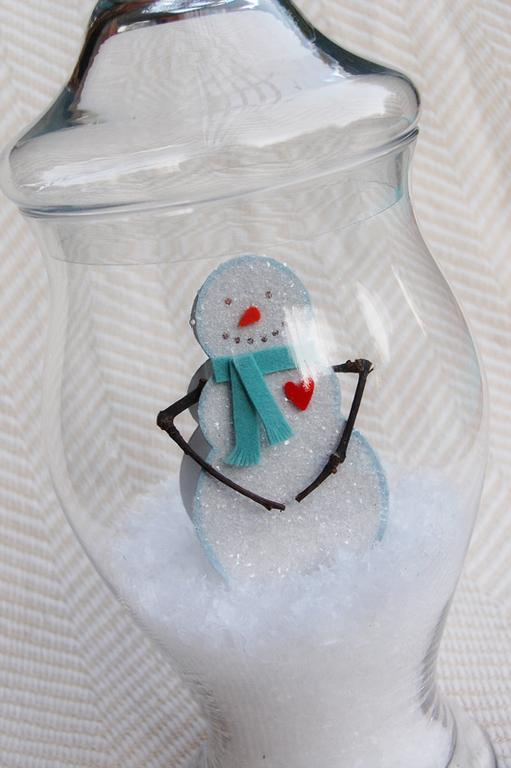 {Sweet Snowman} jar<br />
Stamps - Shape Up Snowman Accessories<br />
Ink - Dark Chocolate,...