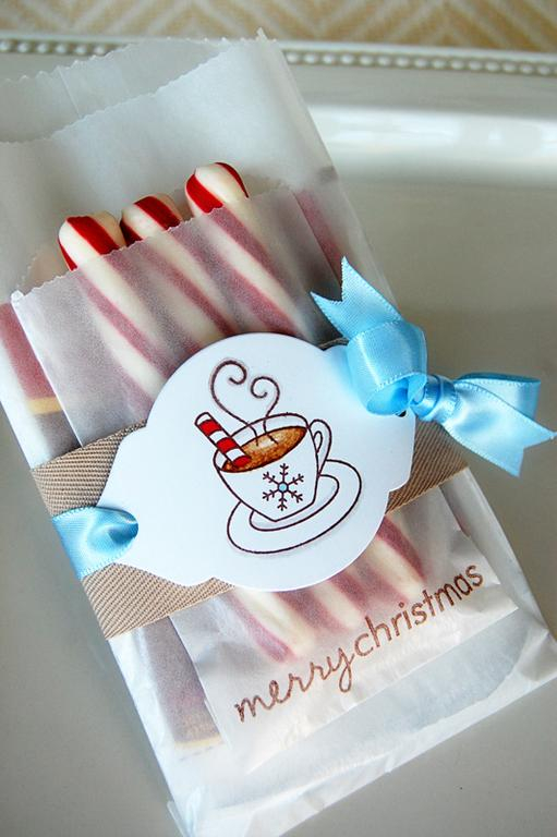 {Merry Christmas} cocoa wrap<br />
Stamps - Tremendous Treats<br />
Ink - Basic Brown (SU),...