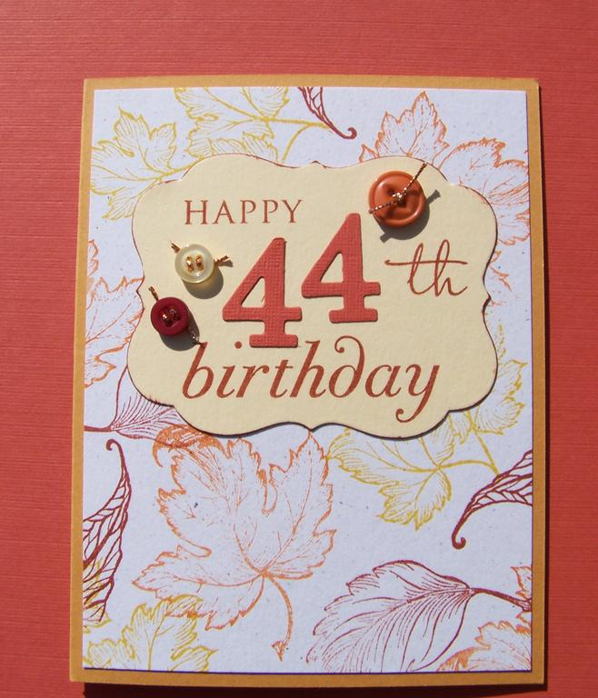 Make it Monday # 39 ~ birthday card for my brother