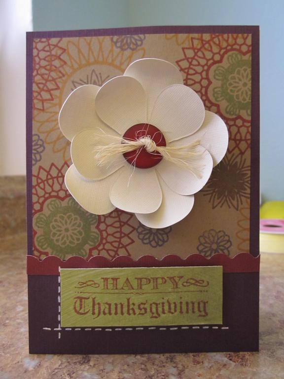 I used the scraps to make another card that I like even more than the first