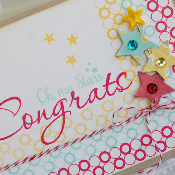 Stamps:  BB: Circles, Glory Be, Think Big Favorites 5<br />
Ink:  Aqua Mist, Pure Poppy, Summer...