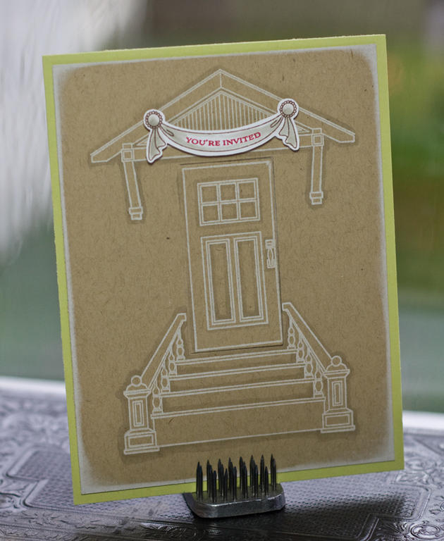 Game Night Invite<br />
<br />
    Stamps- Door to Door<br />
    Ink- Fresh Snow, Aqua Mist,...