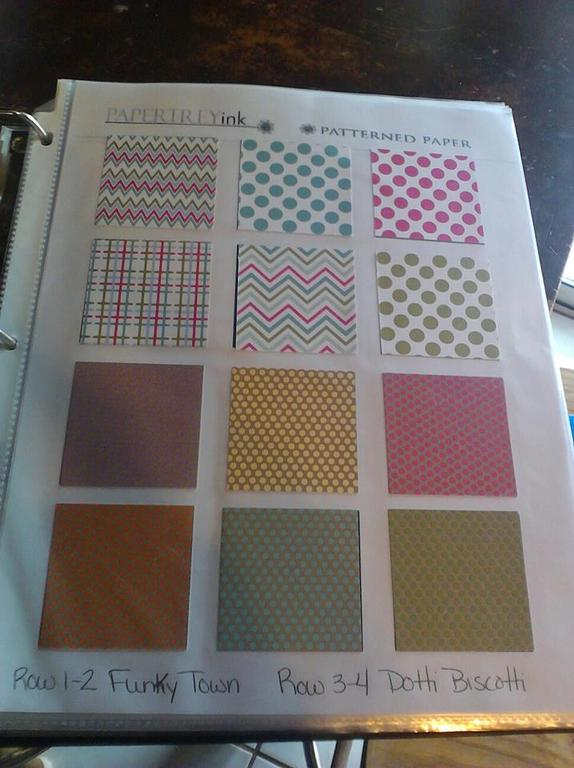 PATTERNED PAPER - SAMPLES OF PTI'S PATTERNED PAPER (I'M A VISUAL PERSON)