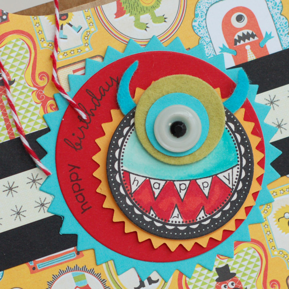 Stamps:  Tag-its #10<br />
Ink:  True Black<br />
Cardstock:  Vintage Cream, Summer Sunrise,...