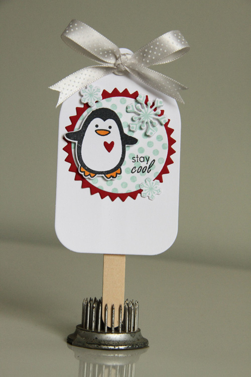 Penguin Popsicle <br />
<br />
Stamps: Winter Penguin, Background Basics: Circles<br />
Dies:...
