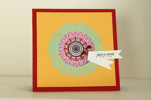 Cardstock: Summer Sunrise, Pure Poppy, Royal Velvet, Spring Rain, Raspberry Fizz, Stamper's...
