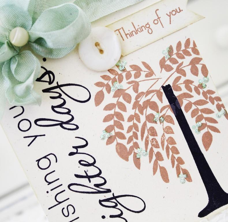 Papertrey Ink Supplies Used:<br />
Stamps:<br />
Willow and Think Big Favorites #10<br />...