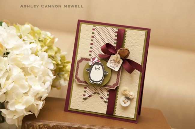 Stamps: Winter Penguin, Fillable Frames #1<br />
Cardstock: ripe avocado, vintage cream,...