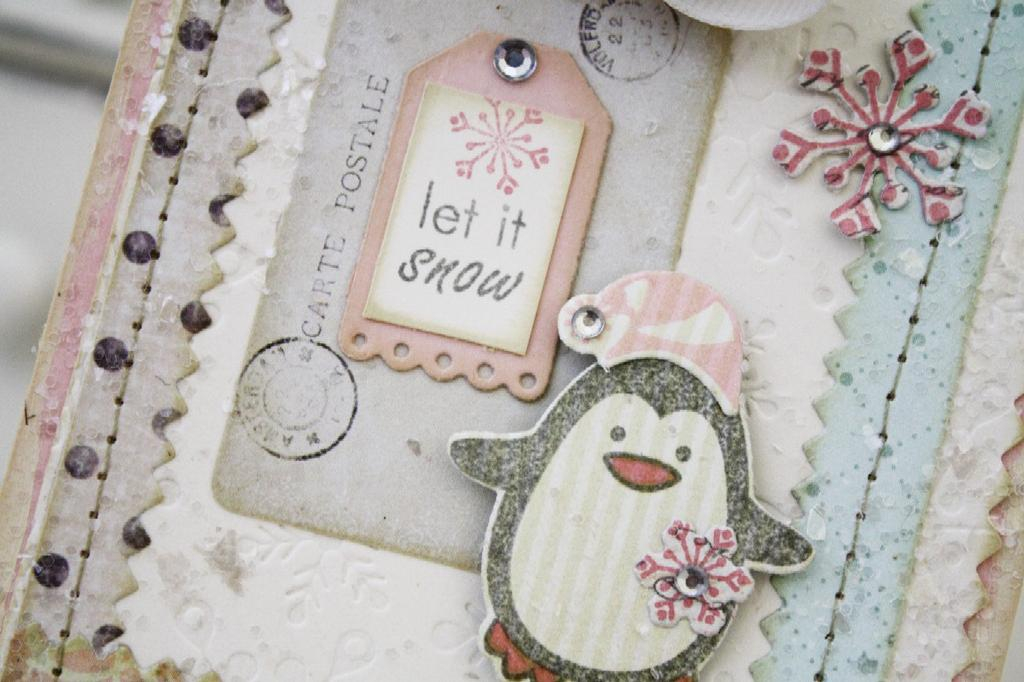 Papertrey Ink Supplies Used:<br />
Stamps:<br />
Winter Penguin<br />
Cardstock:<br />
Sweet...