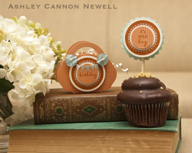 Stamps: Tag-its #10, Background Basics: Circles<br />
Cardstock: melon berry, aqua mist, rustic...