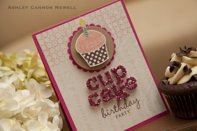 Stamps: Birthday By the Numbers, Table Service, Background Basics: Circles<br />
Cardstock:...