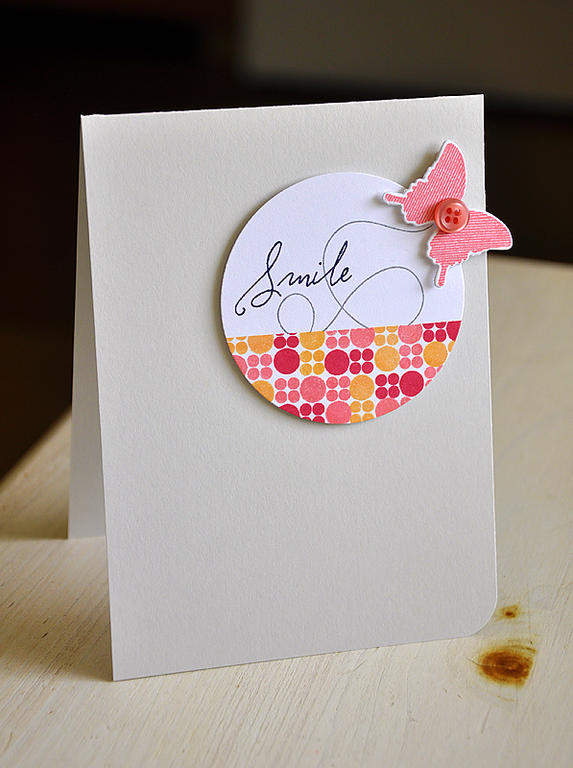 Stamps: Background Basics: Circles &amp; Happy Trails<br />
Ink: Berry Sorbet, Pure Poppy,...