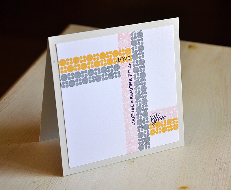 Stamps: Background Basic: Circles, All About You &amp; All About You Additions<br />
Ink: True...