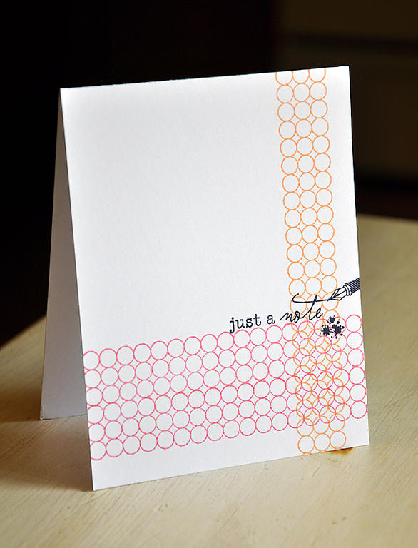 Stamps: Background Basics: Circles &amp; Happy Trails<br />
Ink: True Black, Berry Sorbet &amp;...