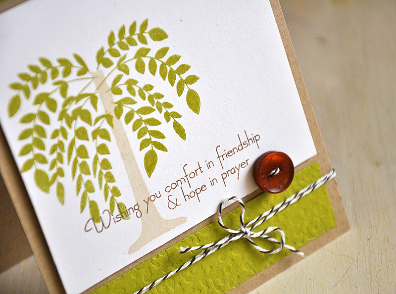 Stamps:  Willow<br />
Ink:  Simply Chartreuse, Dark Chocolate &amp; Vintage Touch Chai<br />...