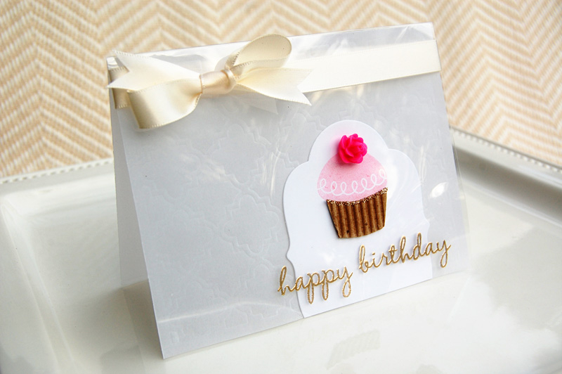 {Happy Birthday Cupcake} card<br />
Stamps - Birthdays By the Numbers<br />
Ink - Versamark,...