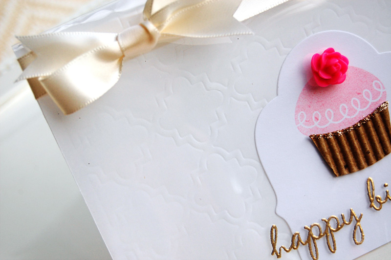 {Happy Birthday Cupcake} card<br />
Stamps - Birthdays By the Numbers<br />
Ink - Versamark,...