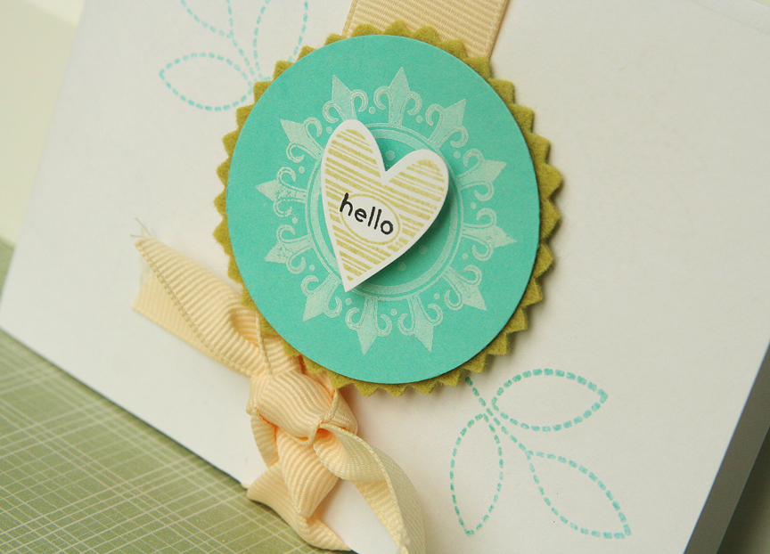 Stamps: Tiny Tags II, Mega Mehndi Medallion, Stitches &amp; Swirls<br />
Ink:  Hawaiian Shores,...