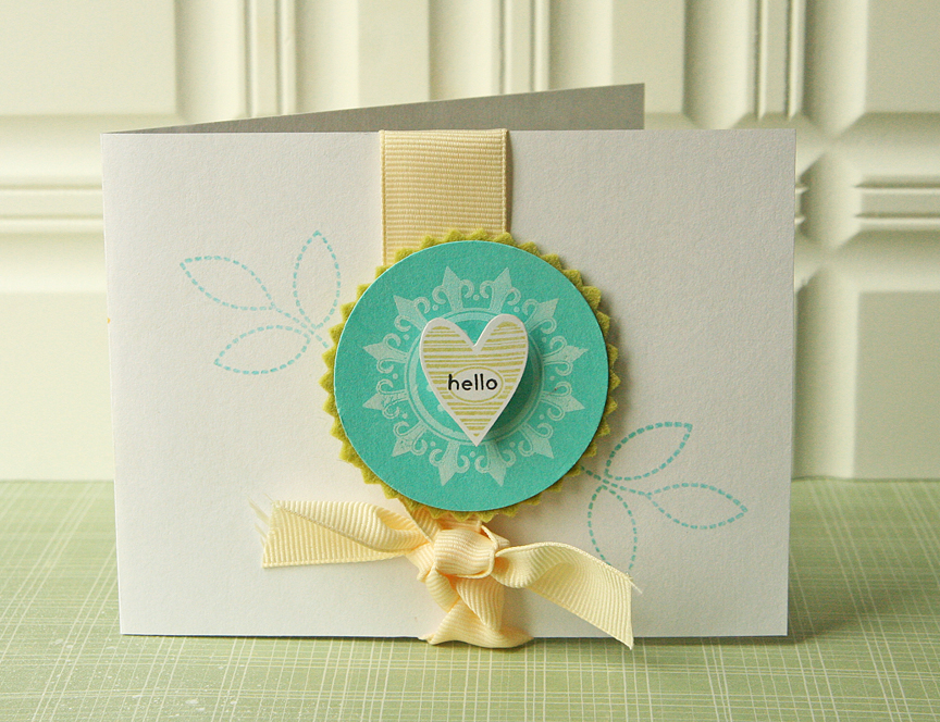 Stamps: Tiny Tags II, Mega Mehndi Medallion, Stitches &amp; Swirls<br />
Ink: Hawaiian Shores,...