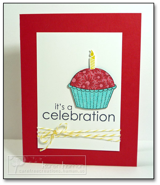 Supplies<br />
Stamps: Baby Button Bits, Birthday Bash Sentiments (PTI);<br />
Paper/Ink: Pure...