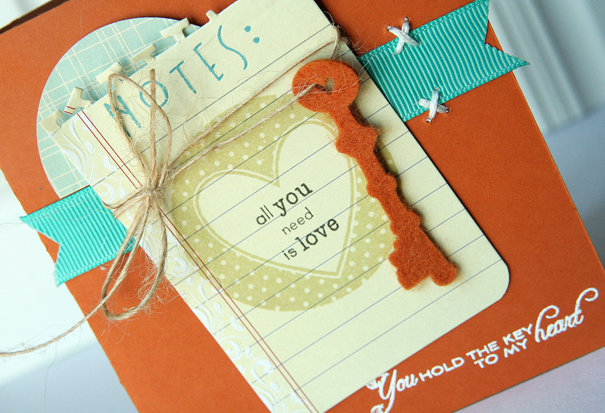 Stamps: Tag-its #11, Lock &amp; Key<br />
Ink: True Black, Fresh Snow, Spring Moss<br />...