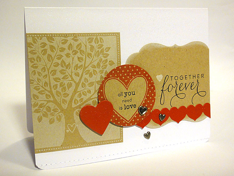 stamps: Tag-its #11, Love &amp; Marriage<br />
<br />
ink: True Black, Fresh Snow, Pure...