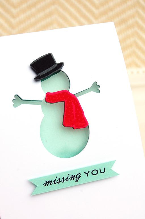 {Missing You} card<br />
Stamps - Made of Snow Mini, Fillable Frames Additions 1<br />
Ink -...