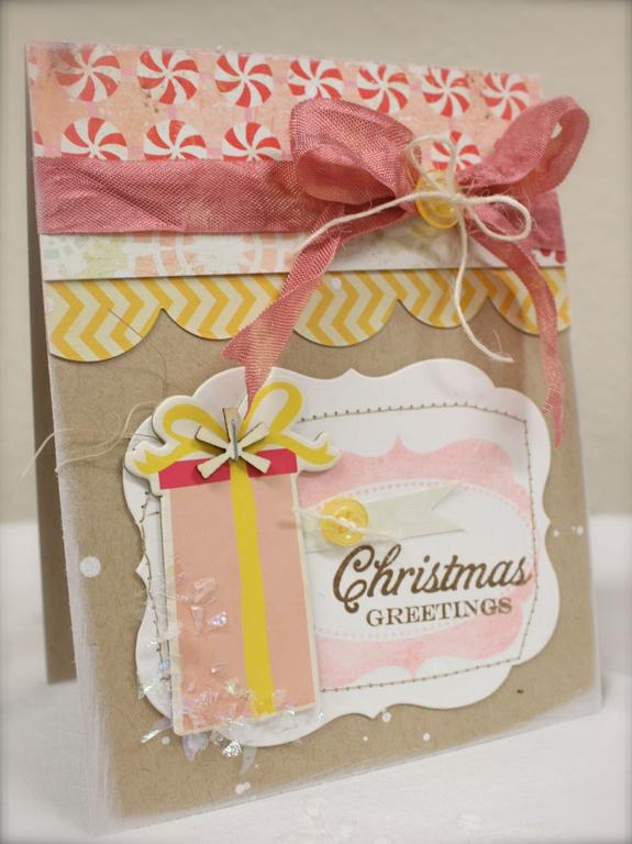 Stamps:Happy Day<br />
Ink: Sweet Blush, Dark Chocolate, Fresh Snow<br />
Paper:Crate Paper,...