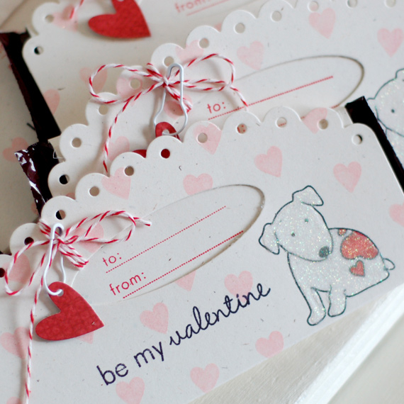 Stamps:  Tremendous Treats: Valentine, Tiny Treats Valentine<br />
Ink:  True Black, Pure...