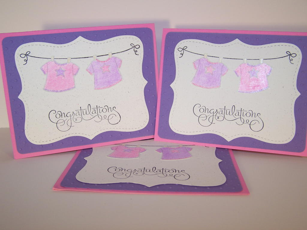 PTI "clothesline" stamp from Banner Builder; Baby shirt from Stampendous &amp;...