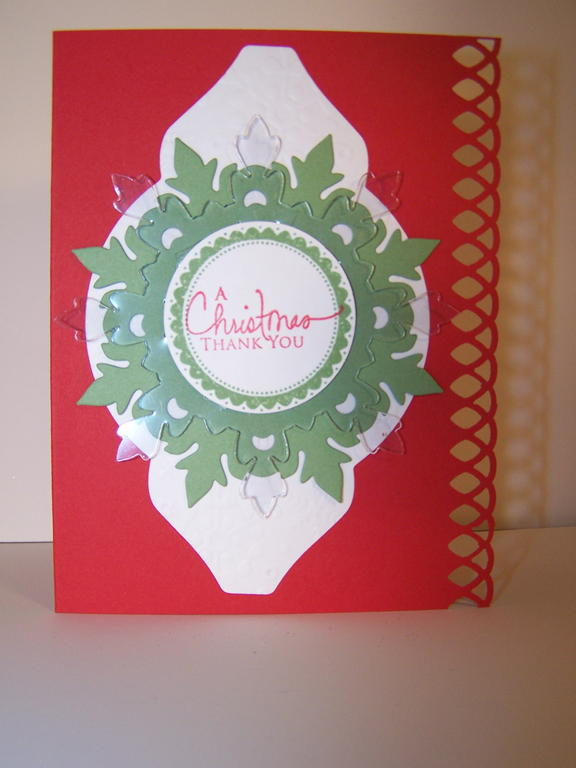 PTI: Peace Be Still Impression Plate,  Damask Snowflakes die, Mega Mat Stack 2 die, Tag Its # 1...