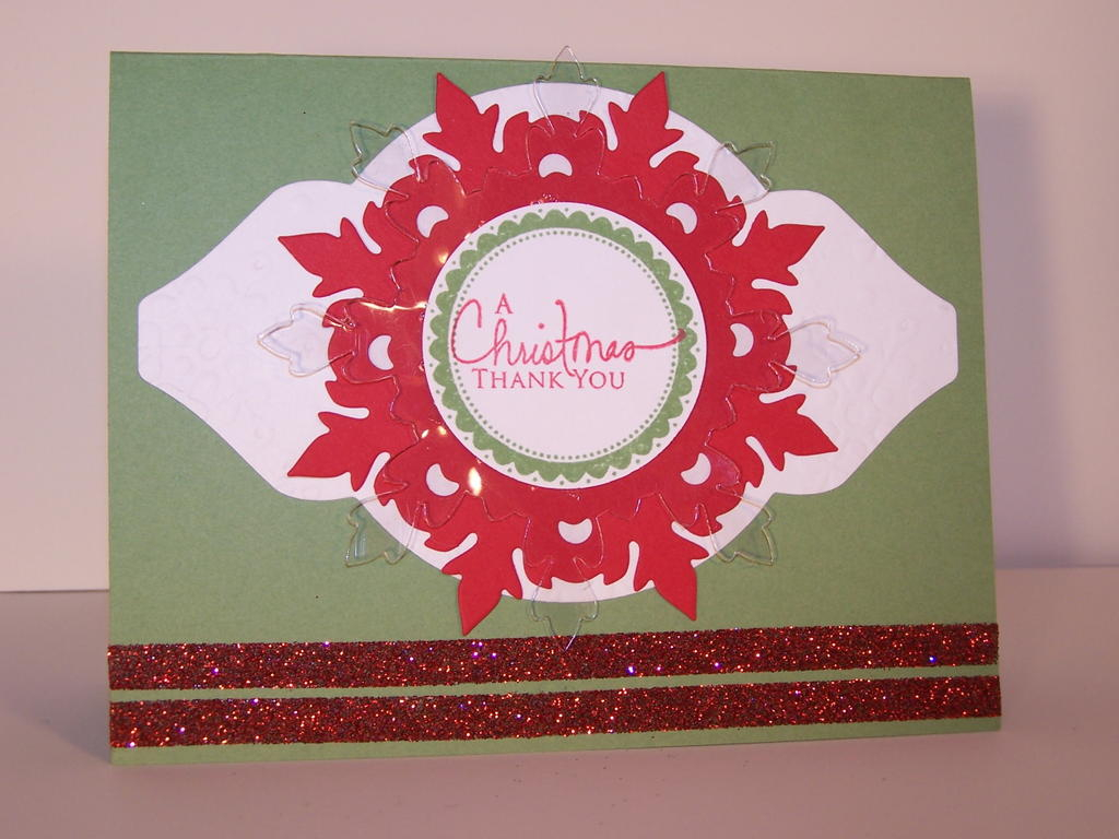 Make it Monday # 47 (using Make It Monday # 3 ~ Glitter Strips with Scor-tape);  PTI:  Peace Be...